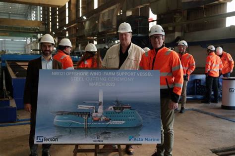 Acta Marine Completed The Steel Cutting Ceremony For The Second Next