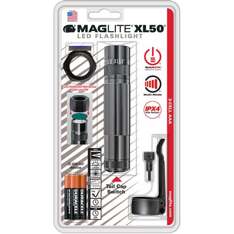 Maglite Xl50 Led Flashlight Tactical Pack Xl50 S309c Bandh Photo