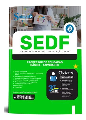 Apostila Sedf Professor De Educa O B Sica Atividades