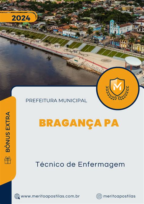 Apostila Técnico De Enfermagem Prefeitura De Bragança Pa 2024 Mérito