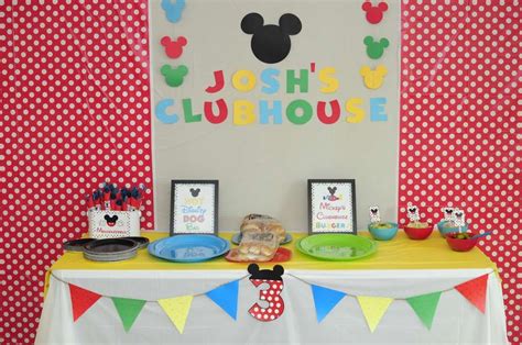 Mickey Mouse Clubhouse Birthday Party Ideas Photo 1 Of 40 Mickey Mouse Themed Birthday Party