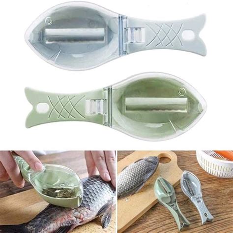 Grattoir à Écailles de Poisson en Plastique Pratique et Facile