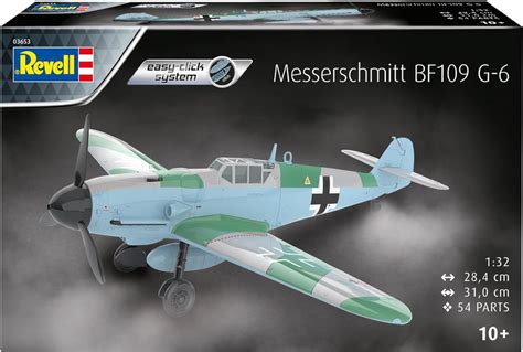 Revell 1 32 Scale Messerschmitt Bf109g 6 Easy Click System Model Kit