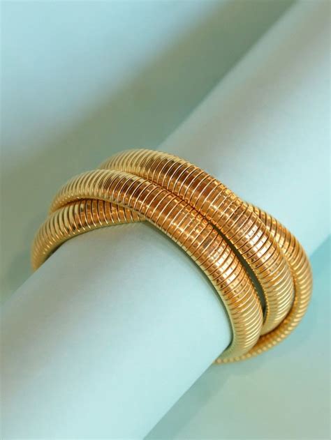 Buy Gold Toned Handcrafted Brass Layered Bracelet GWL51 GOWIN2 The Loom