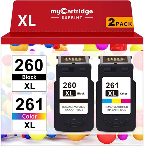 260xl 261xl Ink Cartridges Replacement For Canon 260 And 261 Ink Cartridges Pg 260