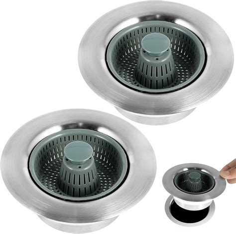 3 In 1 Stainless Steel Sink Aid Kitchen Sink Drain Strainer Stainless Steel Kitchen Sink