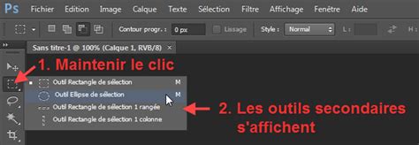 La boîte à outils de Photoshop