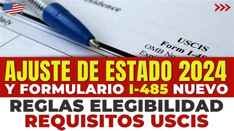 Ajuste De Estatus Y Nuevas Del Formulario I Reglas