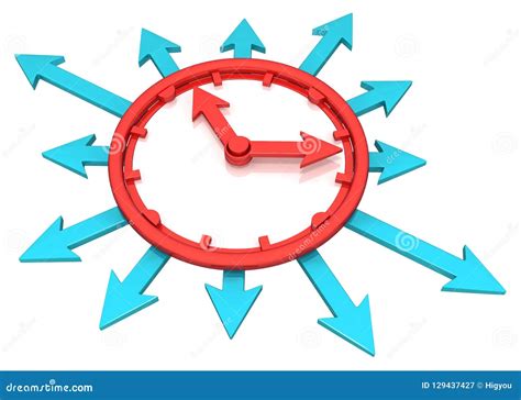 Arrow Time Spread Stock Illustration Illustration Of Temporary 129437427