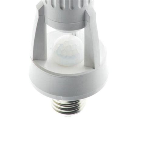 E27 Led 220v Screw Light Bulb Holder Led Pir Infrared Motion Sensor