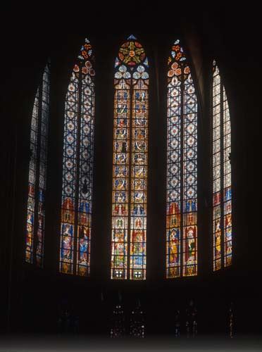 Apse Windows Th Century Stained Glass Cologne Cathedral Germany