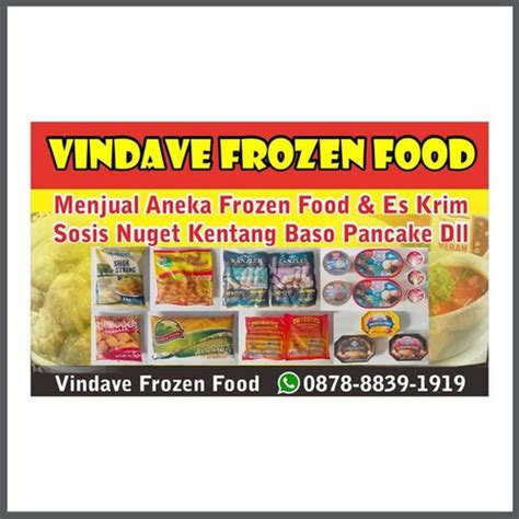 Detail Contoh Banner Banner Frozen Food Koleksi Nomer