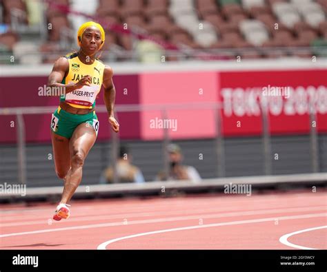 Shelly-Ann Fraser-Pryce participated in the 200 m semifinal of the 2020 ...