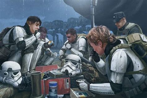 Life In The Imperial Army Art By Edouard Groult Starwars Star