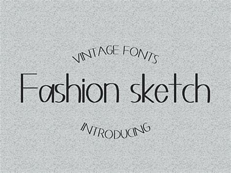 Fashion Sketch Font English Fonts Pngtree