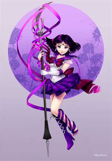 [Fan art] Sailormoon: Super Sailor Saturn by Hikarisoul2 on DeviantArt