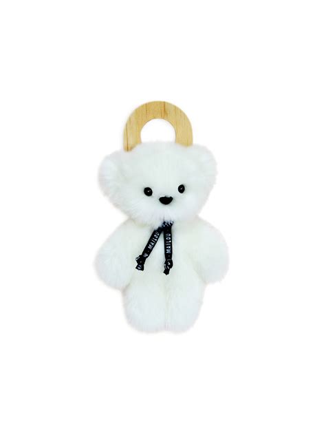 Doudou Ours Le Petit Frenchie Blanc 20 Cm Mailou LA CASA DE JAIA