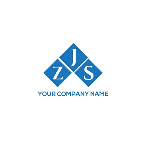 Zjs Letter Logo Design On White Background Zjs Creative Initials Letter Logo Concept Zjs