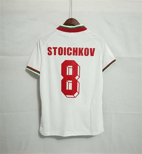 Us Retro Jersey Bulgaria Stoichkov Home Soccer Jersey