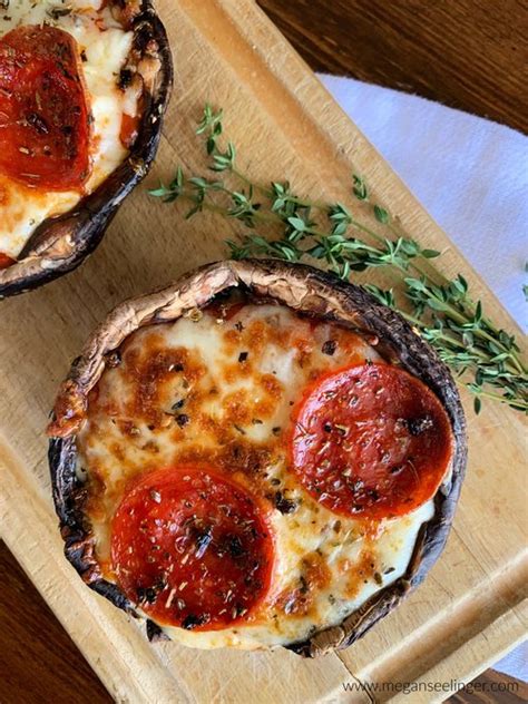 Keto Pizza Stuffed Portobello Mushroom Recipe — Megan Rose Wellness