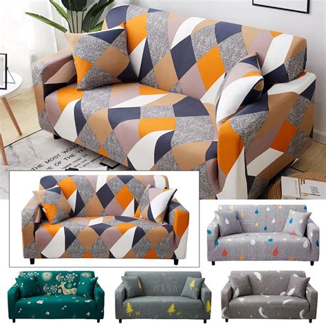 Stretch Hussen Schnitts Elastische Stretch Sofa Abdeckung F R