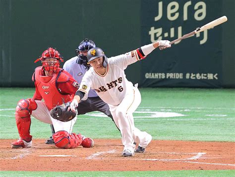 【巨人】坂本勇人が勝ち越し打 マル・オカ・サカの中軸トリオ3連打で逆転 ライブドアニュース