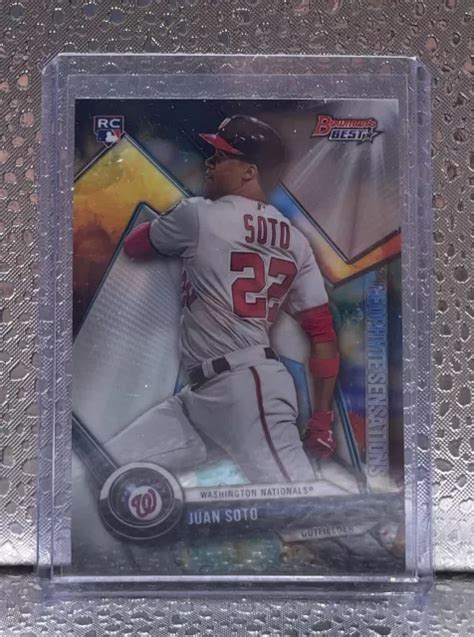 Bowman Best Juan Soto Nationals Rc Ns Js Neophyte Sensations Eur