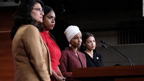 In Pictures How The Squad Stood Up To Trumps Racist Attack