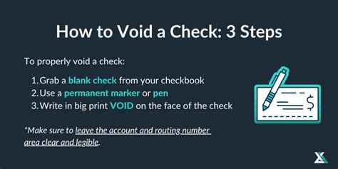 How To Void A Check Voided Check Example Excel Capital