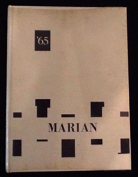 Marian High School Yearbook 1965 The Marian Omaha, NE | #1889307522