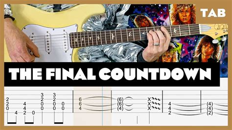 Europe - The Final Countdown - Guitar Tab | Lesson | Cover | Tutorial Chords - Chordify