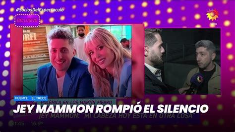 Jey Mammon Rompió El Silencio En Socios Del Espectáculo Minuto Argentina Youtube