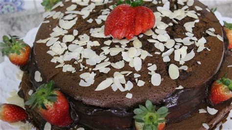 Na Cozinha O Bolo Da Honey Naked Cake De Chocolate Morango