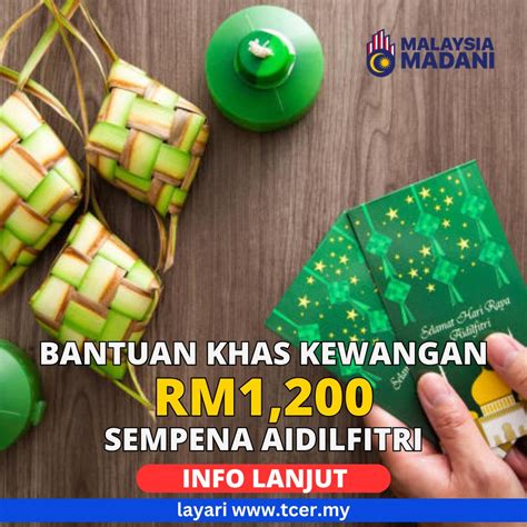 Bantuan Khas Kewangan Aidilfitri 2024 Mula Dibayar 15 Mac TCER MY