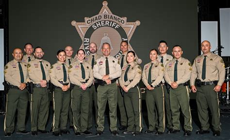 riverside county sheriffs office promotes  employees  daily