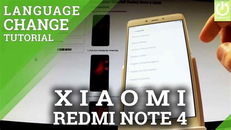 How To Change Language In XIAOMI Redmi Note 4 Language Settings YouTube