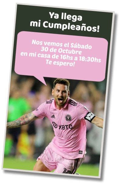 Mejores Invitaci N Messi Inter Miami Whatsapp Digital