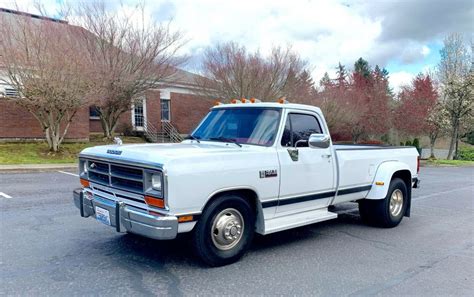 1990 Dodge 350 Le 1 Ton 12 Valve Cummins Turbo Diesel 91k Original Miles Classic Dodge Ram