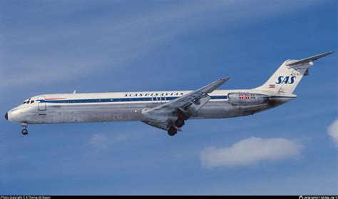 YU AJU SAS Scandinavian Airlines McDonnell Douglas DC 9 51 Photo By K