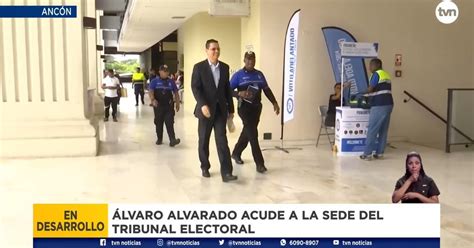 Álvaro Alvarado Tribunal Electoral ordena dejar sin efecto denuncia