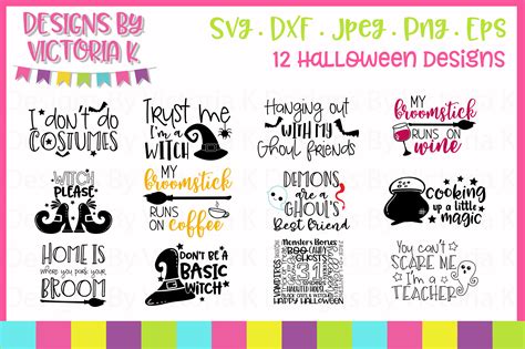 Halloween slogans Bundle, Halloween, SVG, DXF, PNG