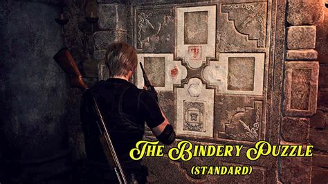 Resident Evil Remake The Bindery Puzzle Standard Youtube