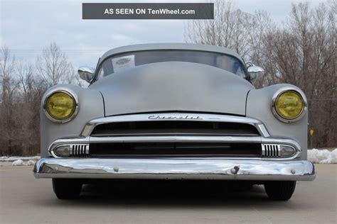 1951 Chevy Coupe Lead Sled Chop Top 350ci Rat Rod Bagged