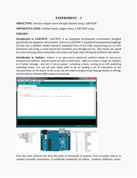 PDF Interface Stepper Motor Through Arduino Using LABVIEW DOKUMEN TIPS