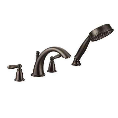 Moen Brantford Oil-Rubbed Bronze 2-Handle Bathtub and Shower Faucet at ...