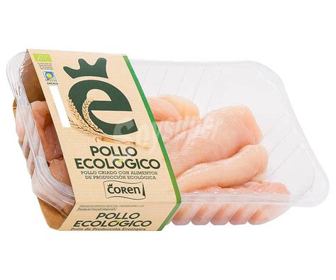 Coren Bandeja De Pechuga De Pollo Ecol Gico Fileteada Aproximados