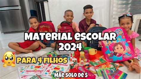 Comprando O Material Escolar Das Crian As Educa O Infantil Youtube