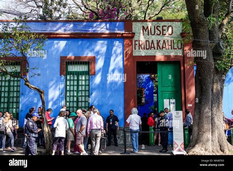 Frida Kahlo Museum Coyoacan Mexico High Resolution Stock Photography