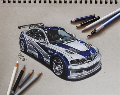 Original Art Bmw M3 Gtr E46 Most Wanted And Hoonipigasus 911 Etsy