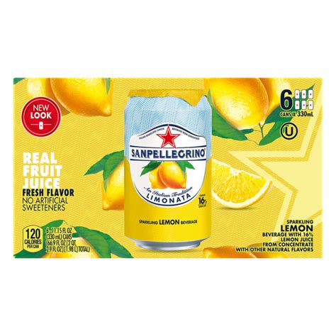 Save On San Pellegrino Limonata Sparkling Lemon Beverage All Natural